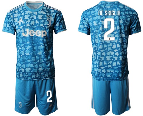 Juventus #2 De Sciglio Third Soccer Club Jersey